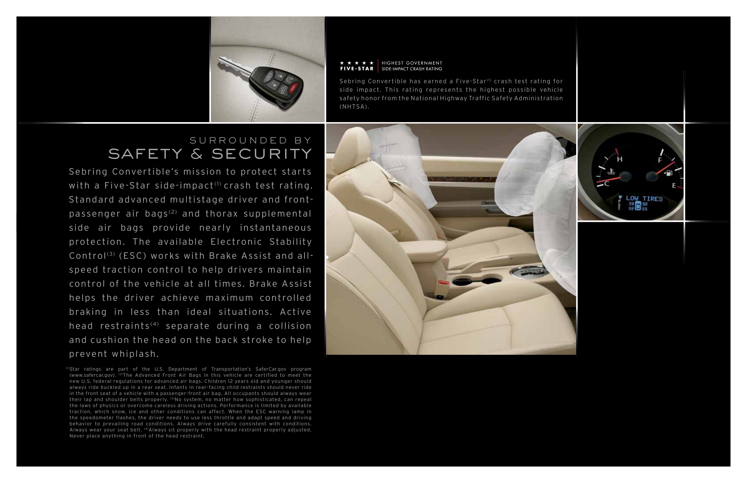 2010 Chrysler Sebring Convertible Brochure Page 2